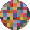 Alfombra moderna Rainbow Checkerboard