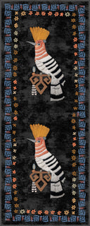 Alfombra de estampado animal Hoopoe Bird