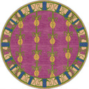 Alfombra floral rosa Talisman