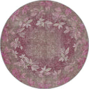 Alfombra moderna rosa empolvado envejecida Spring Distressed