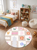 Floral Dreams Kids Room Rug