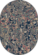 Alfombra moderna multicolor Lichen