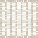 Alfombra moderna crema Wicker