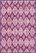 Alfombra Kilim Rosa Ikat