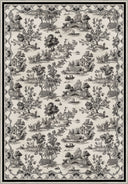 Alfombra bohemia crema Pastoral Tales