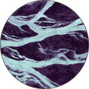 Flow Purple Modern Rug