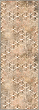 Alfombra geométrica beige Structure