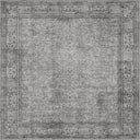 Alfombra clásica gris con borde Tale