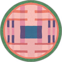 Alfombra geométrica rosa Intersection