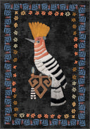 Alfombra de estampado animal Hoopoe Bird