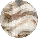 Alfombra moderna beige Sand Wave