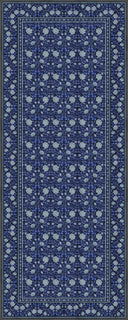 Mirrored Rose Navy Floral Classic Rug