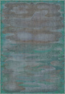 Alfombra moderna turquesa Misty Desert