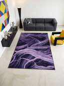 Alfombra moderna morada Ancient Juniper