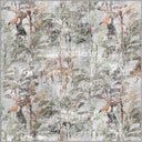 Alfombra de estampado animal gris Tropical Garden