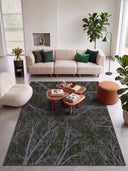 Alfombra moderna verde Night Sky Dome