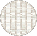 Alfombra moderna crema Wicker