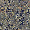 Alfombra moderna amarilla Lichen