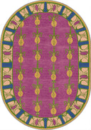 Alfombra floral rosa Talisman