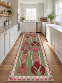 Alfombra de estampado animal Red Lobsters