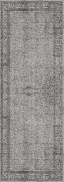 Alfombra clásica gris con borde Tale