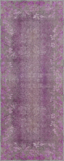 Alfombra moderna morada Spring Distressed