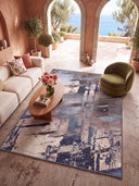Alfombra moderna multicolor Abstract Canvas