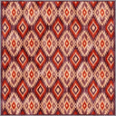 Alfombra Kilim Ikat Terracota