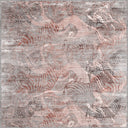 Alfombra abstracta rosa Serap