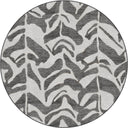 Alfombra moderna Leaf Shadow antracita