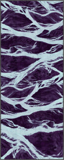 Flow Purple Modern Rug