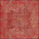 Alfombra moderna roja Spring Distressed
