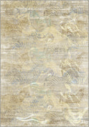 Alfombra abstracta amarilla Serap