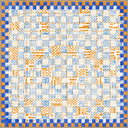 Alfombra infantil Mosaic azul
