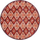 Alfombra Kilim Ikat Terracota