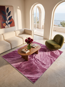 Alfombra moderna rosa Layers