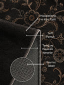Alfombra Kilim Rosa Ikat